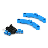 Maxbell 2 Pieces Gearbox Push Rod Bracket RC Car Parts for TT02 1:10 Scale Accessory Blue