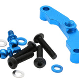 Maxbell 2 Pieces Gearbox Push Rod Bracket RC Car Parts for TT02 1:10 Scale Accessory Blue