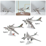 Maxbell 1/200 Scale Diecast Model Plane Alloy Gift for TV Cabinet Living Room Office Style A
