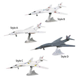 Maxbell 1/144 Scale Aircraft Model Collection Aircraft Ornament for Living Room Cafe Style A