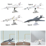 Maxbell 1/144 Scale Aircraft Model Collection Aircraft Ornament for Living Room Cafe Style A