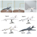 Maxbell 1/144 Scale Aircraft Model Collection Aircraft Ornament for Living Room Cafe Style A