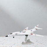 Maxbell 1/144 Scale Aircraft Model Collection Aircraft Ornament for Living Room Cafe Style B