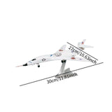 Maxbell 1/144 Scale Aircraft Model Collection Aircraft Ornament for Living Room Cafe Style B