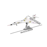 Maxbell 1/144 Scale Aircraft Model Collection Aircraft Ornament for Living Room Cafe Style C