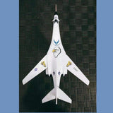 Maxbell 1/144 Scale Aircraft Model Collection Aircraft Ornament for Living Room Cafe Style C