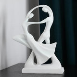 Maxbell Resin Couple Sculpture Crafts Couple Gifts for Hotel Great Wedding Apartment dancing