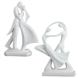 Maxbell Resin Couple Sculpture Crafts Couple Gifts for Hotel Great Wedding Apartment dancing