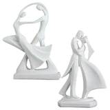 Maxbell Resin Couple Sculpture Crafts Couple Gifts for Hotel Great Wedding Apartment dancing