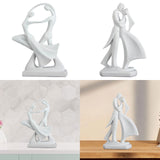 Maxbell Resin Couple Sculpture Crafts Couple Gifts for Hotel Great Wedding Apartment dancing