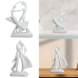 Maxbell Resin Couple Sculpture Crafts Couple Gifts for Hotel Great Wedding Apartment dancing