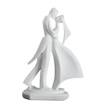 Maxbell Resin Couple Sculpture Crafts Couple Gifts for Hotel Great Wedding Apartment Embrace