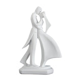 Maxbell Resin Couple Sculpture Crafts Couple Gifts for Hotel Great Wedding Apartment Embrace