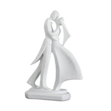Maxbell Resin Couple Sculpture Crafts Couple Gifts for Hotel Great Wedding Apartment Embrace