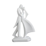 Maxbell Resin Couple Sculpture Crafts Couple Gifts for Hotel Great Wedding Apartment Embrace