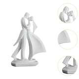 Maxbell Resin Couple Sculpture Crafts Couple Gifts for Hotel Great Wedding Apartment Embrace