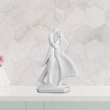 Maxbell Resin Couple Sculpture Crafts Couple Gifts for Hotel Great Wedding Apartment Embrace