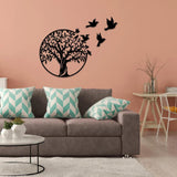 Maxbell Tree Birds Metal Wall Decor Wall Ornament for Living Room Front Door Bedroom S