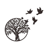 Maxbell Tree Birds Metal Wall Decor Wall Ornament for Living Room Front Door Bedroom S