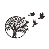 Maxbell Tree Birds Metal Wall Decor Wall Ornament for Living Room Front Door Bedroom S