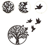 Maxbell Tree Birds Metal Wall Decor Wall Ornament for Living Room Front Door Bedroom S