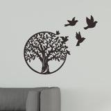 Maxbell Tree Birds Metal Wall Decor Wall Ornament for Living Room Front Door Bedroom S