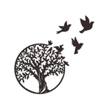 Maxbell Tree Birds Metal Wall Decor Wall Ornament for Living Room Front Door Bedroom M