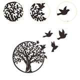 Maxbell Tree Birds Metal Wall Decor Wall Ornament for Living Room Front Door Bedroom M