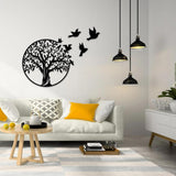 Maxbell Tree Birds Metal Wall Decor Wall Ornament for Living Room Front Door Bedroom M