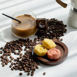 Maxbell Coffee Mug with Saucer Tea Cup for Cafe Afternoon Tea Time Housewarming Gift Round handle