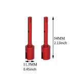 Maxbell Central Drive Shaft and Propeller Joint Set for TT02 TT02B 1:10 Scale Trucks Red