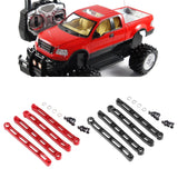 Maxbell 4x Metal Chassis Fixing Rod RC Car Metal Upgrade for 1:12 RC Crawler Car DIY Red