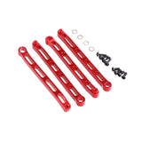 Maxbell 4x Metal Chassis Fixing Rod RC Car Metal Upgrade for 1:12 RC Crawler Car DIY Red