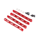 Maxbell 4x Metal Chassis Fixing Rod RC Car Metal Upgrade for 1:12 RC Crawler Car DIY Red