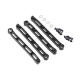 Maxbell 4x Metal Chassis Fixing Rod RC Car Metal Upgrade for 1:12 RC Crawler Car DIY Black