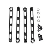 Maxbell 4x Metal Chassis Fixing Rod RC Car Metal Upgrade for 1:12 RC Crawler Car DIY Black