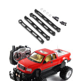 Maxbell 4x Metal Chassis Fixing Rod RC Car Metal Upgrade for 1:12 RC Crawler Car DIY Black