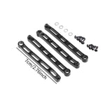 Maxbell 4x Metal Chassis Fixing Rod RC Car Metal Upgrade for 1:12 RC Crawler Car DIY Black