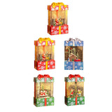 Maxbell Musical Snowglobe Gift Box Christmas Music Box for Living Room Cafes Holiday Santa deer