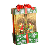 Maxbell Musical Snowglobe Gift Box Christmas Music Box for Living Room Cafes Holiday Children and tree