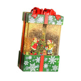 Maxbell Musical Snowglobe Gift Box Christmas Music Box for Living Room Cafes Holiday Children and tree