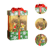 Maxbell Musical Snowglobe Gift Box Christmas Music Box for Living Room Cafes Holiday Children and tree