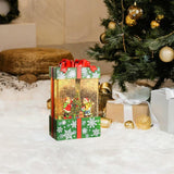 Maxbell Musical Snowglobe Gift Box Christmas Music Box for Living Room Cafes Holiday Children and tree