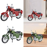 Maxbell 1:10 Collection Decor Artwork Metal Motorcycle Model for Dad Men Living Room red