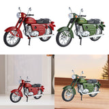 Maxbell 1:10 Collection Decor Artwork Metal Motorcycle Model for Dad Men Living Room red