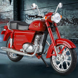 Maxbell 1:10 Collection Decor Artwork Metal Motorcycle Model for Dad Men Living Room red
