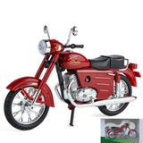 Maxbell 1:10 Collection Decor Artwork Metal Motorcycle Model for Dad Men Living Room red