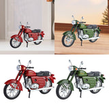 Maxbell 1:10 Collection Decor Artwork Metal Motorcycle Model for Dad Men Living Room red