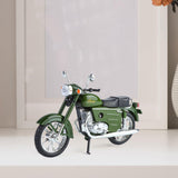 Maxbell 1:10 Collection Decor Artwork Metal Motorcycle Model for Dad Men Living Room green