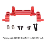 Maxbell RC Servo Mount Replace Metal Servo Fixing Mount for MN99S MN78 1:12 Scale RC Red